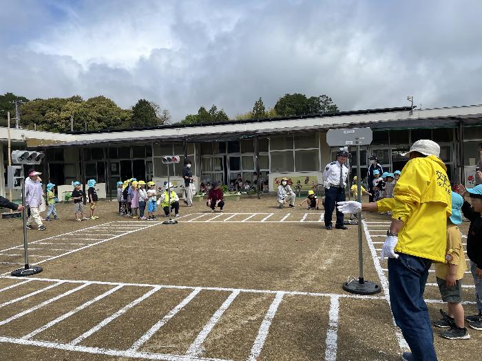 市内保育所での交通安全教室