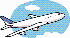 飛行機のイラスト